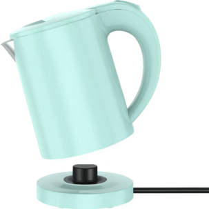 0.5L Portable Electric Kettle Stainless Steel Fast Boil Travel Kettle