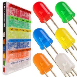 420pcs 6-Color 5mm LED Diode Assortment Kit