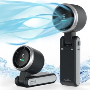 Portable Handheld Turbo Fan 5-Speed Battery Operated