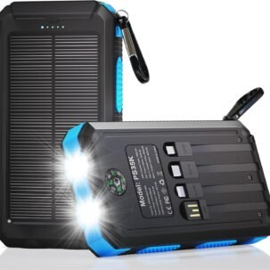 20000mAh Solar Power Bank Portable Fast Charging