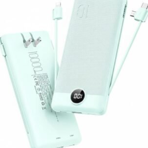 10000mAh Portable Power Bank Built-in AC Plug