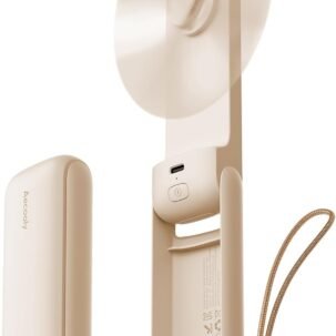 Slim USB Rechargeable Handheld Mini Fan for Travel