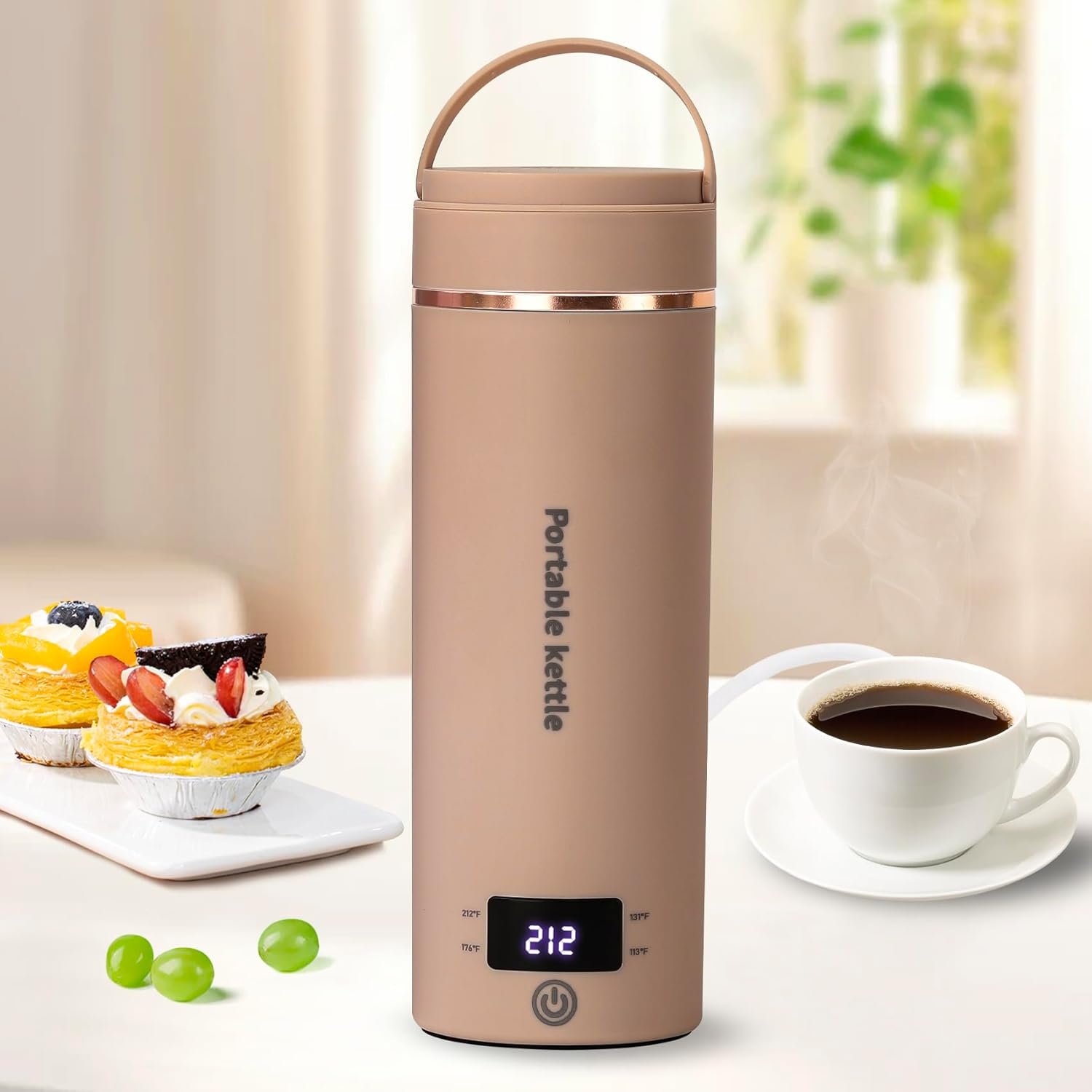 Portable Travel Electric Kettle with Temperature Control 400ml