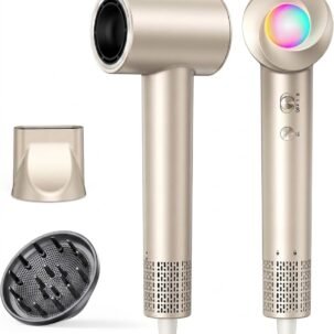 High-Speed Ionic Hair Dryer with Diffuser Fast Drying