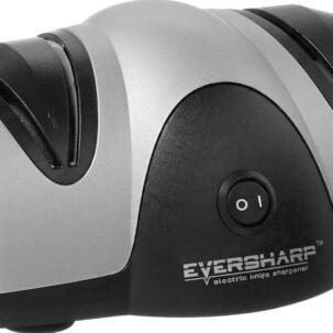 EverSharp 2-Stage Electric Knife Sharpener Silver Black