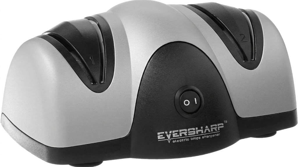 EverSharp 2-Stage Electric Knife Sharpener Silver Black