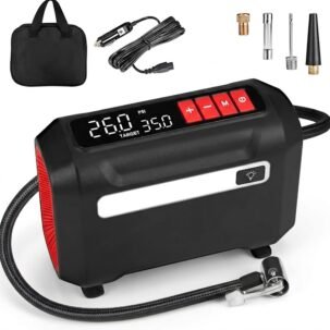R8 Portable 12V Air Compressor with Dual Digital Screen
