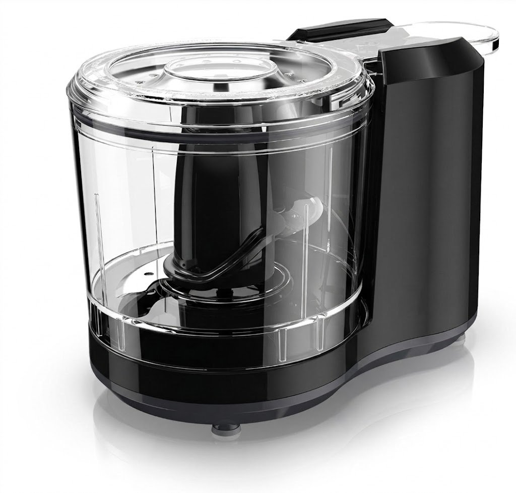 1.5-Cup Electric Food Chopper with Pulse Function and Sharp Blade