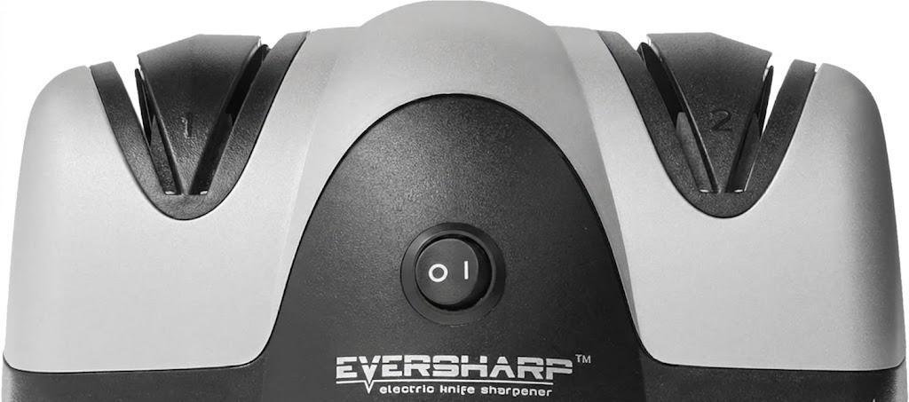 EverSharp 2-Stage Electric Knife Sharpener Silver Black - Image 3