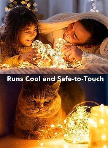 12 Pack Battery Operated LED Fairy String Lights Waterproof - Image 2