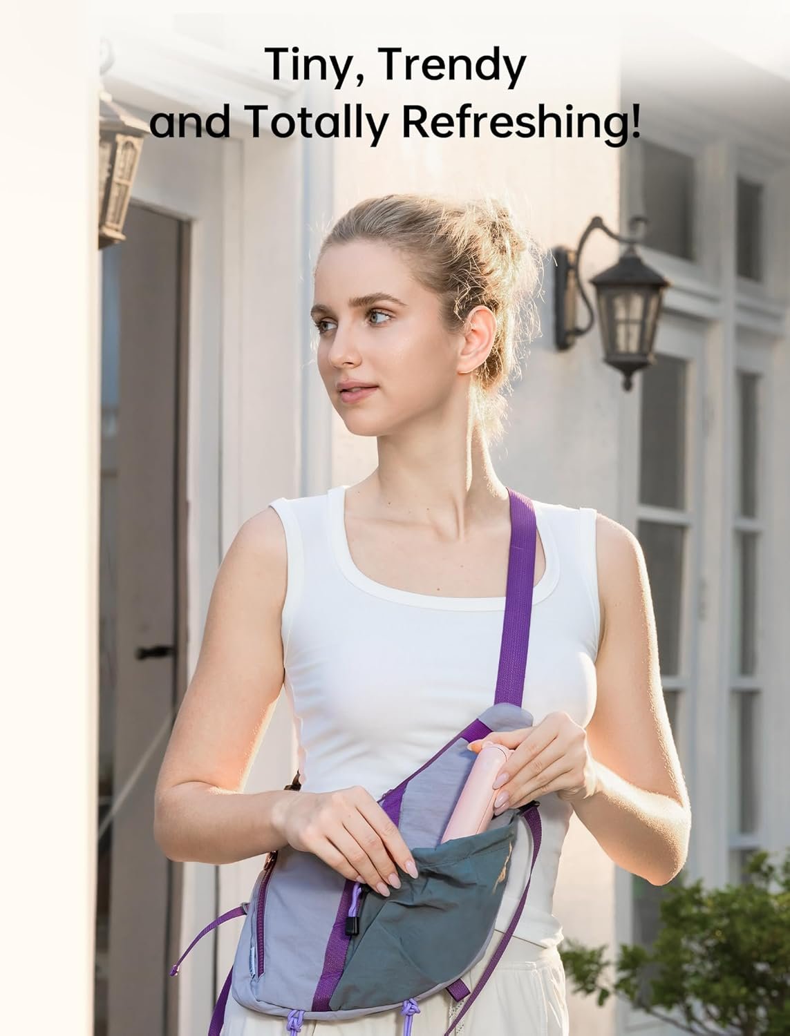 Mini Handheld Fan 3-in-1 USB Rechargeable Portable - Image 4