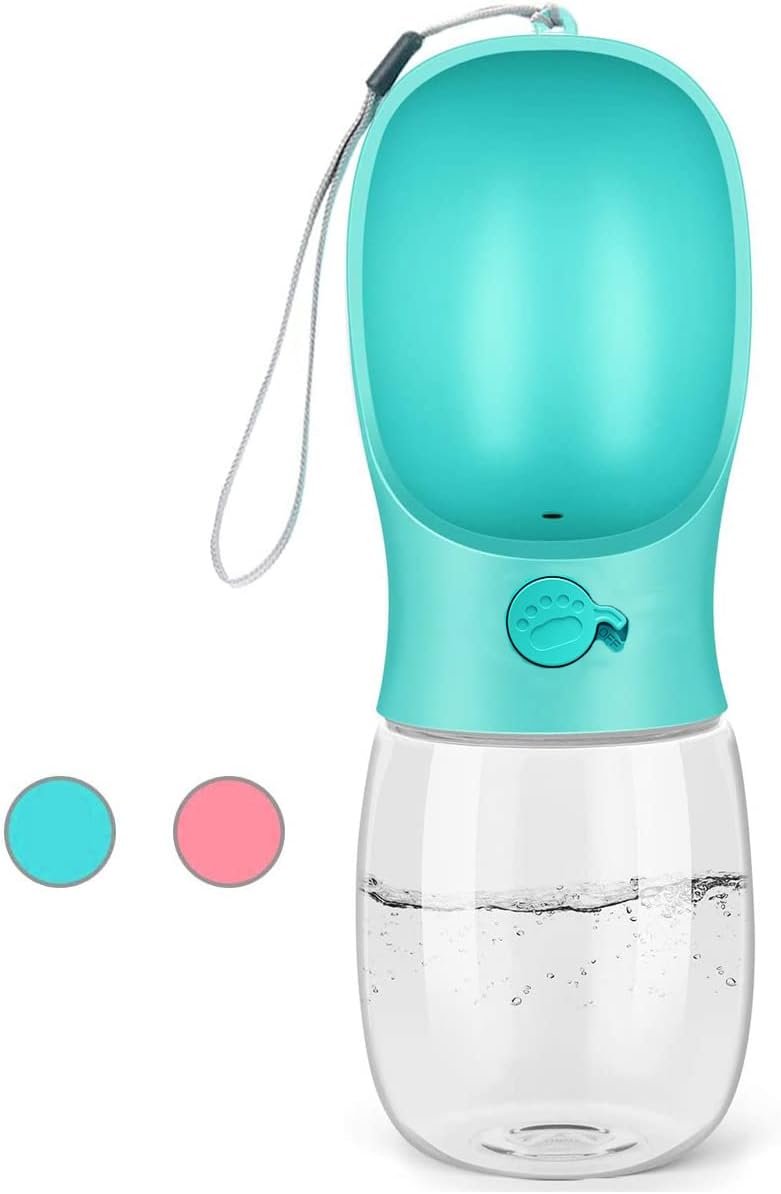 Leak-Proof Portable Dog Water Bottle for Walking and Travel, 12oz