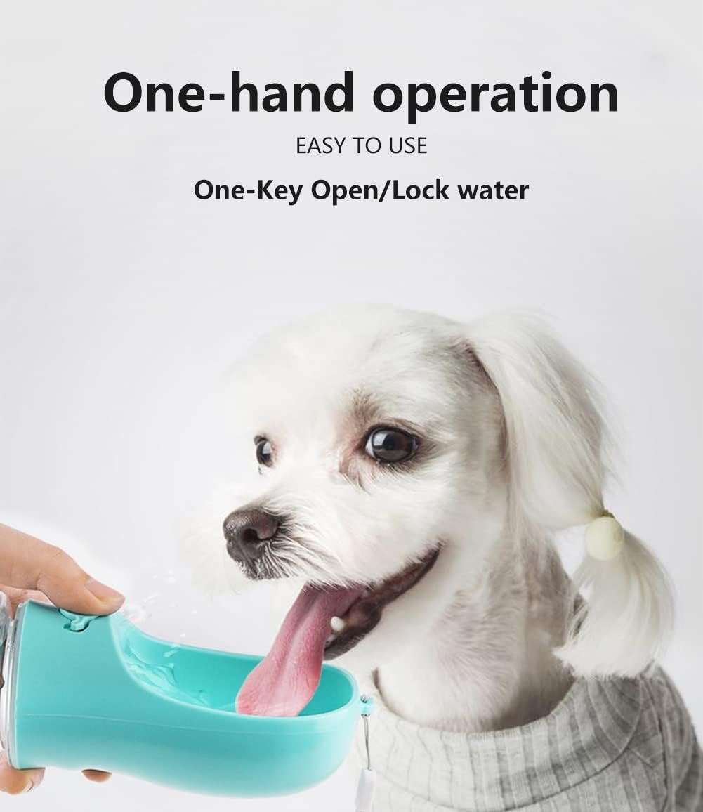 Leak-Proof Portable Dog Water Bottle for Walking and Travel, 12oz - Image 4