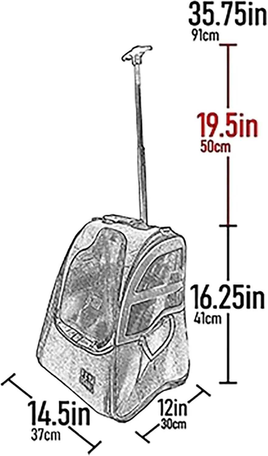 4-in-1 Pet Roller Backpack, Travel Carrier, and Car Seat Combo - Image 3