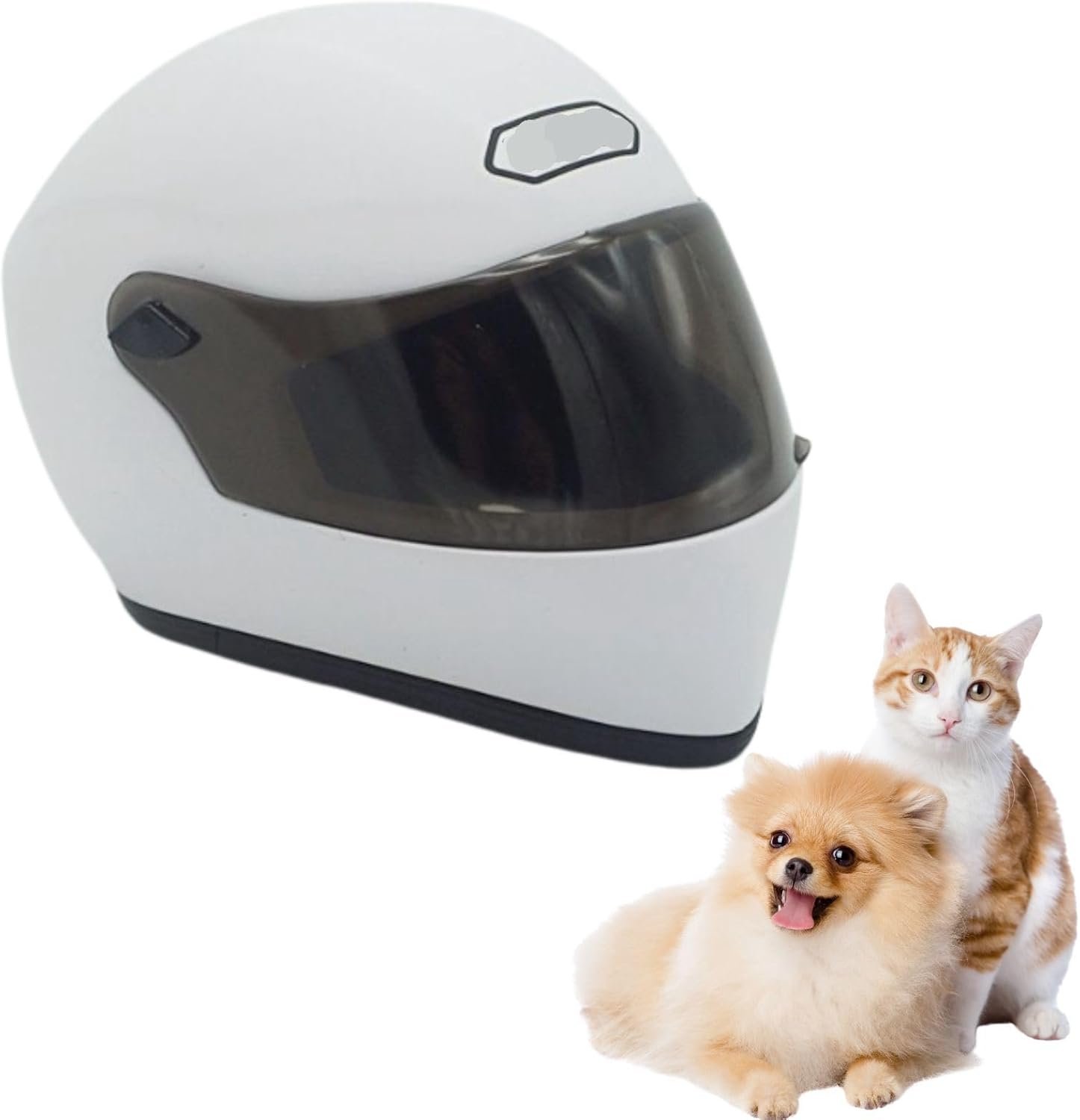 Full Face Pet Motorcycle Helmet for Dogs and Cats Riding