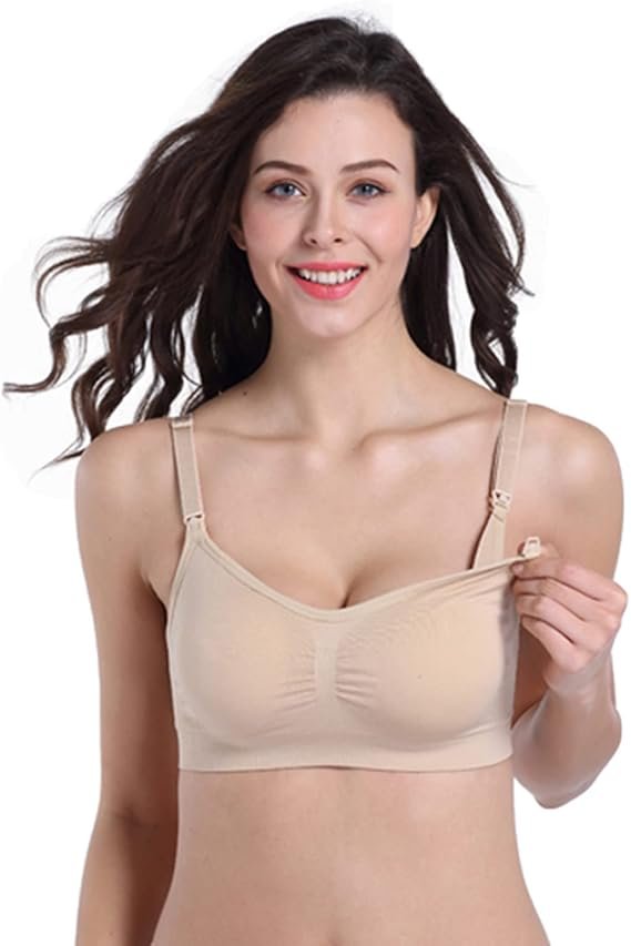 Wireless Nursing Bras for Breastfeeding with Removable Pads and Extenders - Image 4