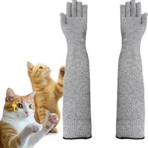 15.7-Inch Kevlar Pet Handling Sleeves for Scratch-Resistant Arm Protection