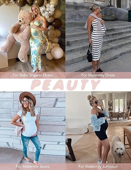 High Waisted Maternity Shapewear for Belly Support and Chafing Prevention - Image 5