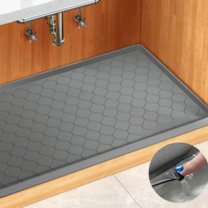 Waterproof Silicone Under Sink Mat for Kitchen Cabinets and Bathrooms